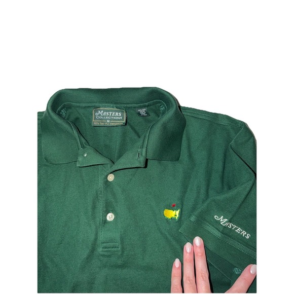 Augusta Masters Collection  Size Medium Green Polo Shirt - Picture 1 of 7